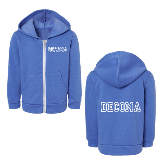 DECOMA boys varsity zip hoodie