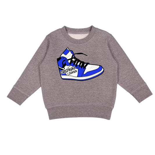 Childrenz center gym shoe crewneck