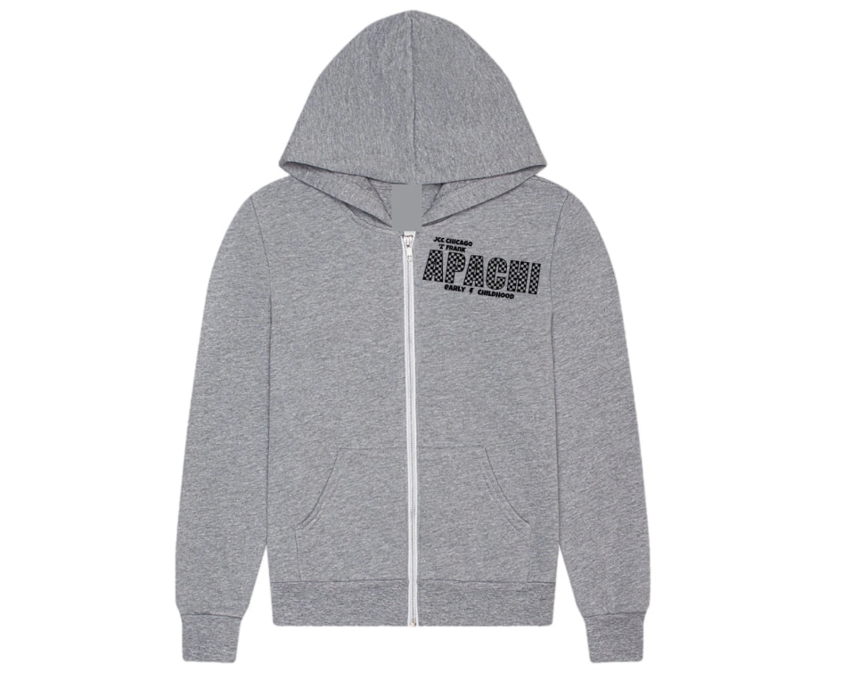 Checkered APACHI zip hoodie