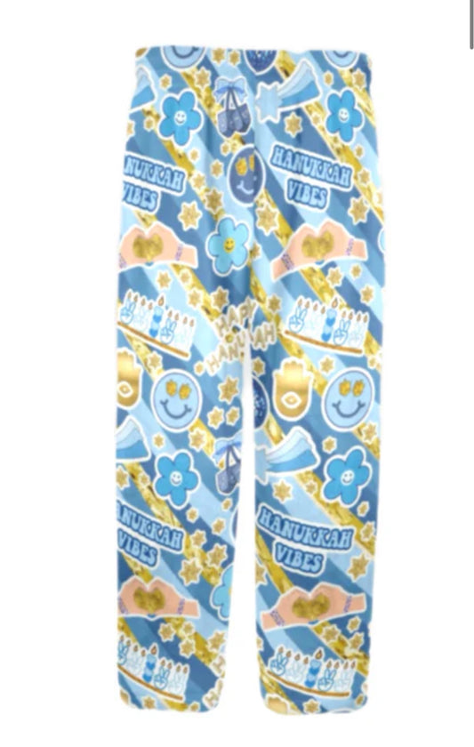 Beth El Hanukkah PJ pants