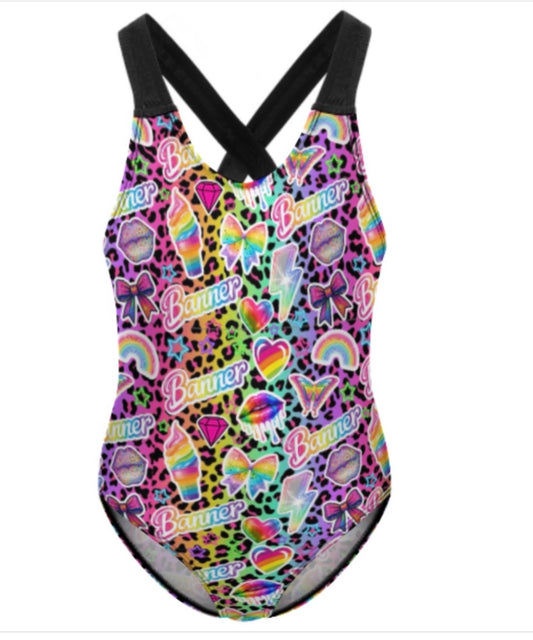 BANNER girls swim suit