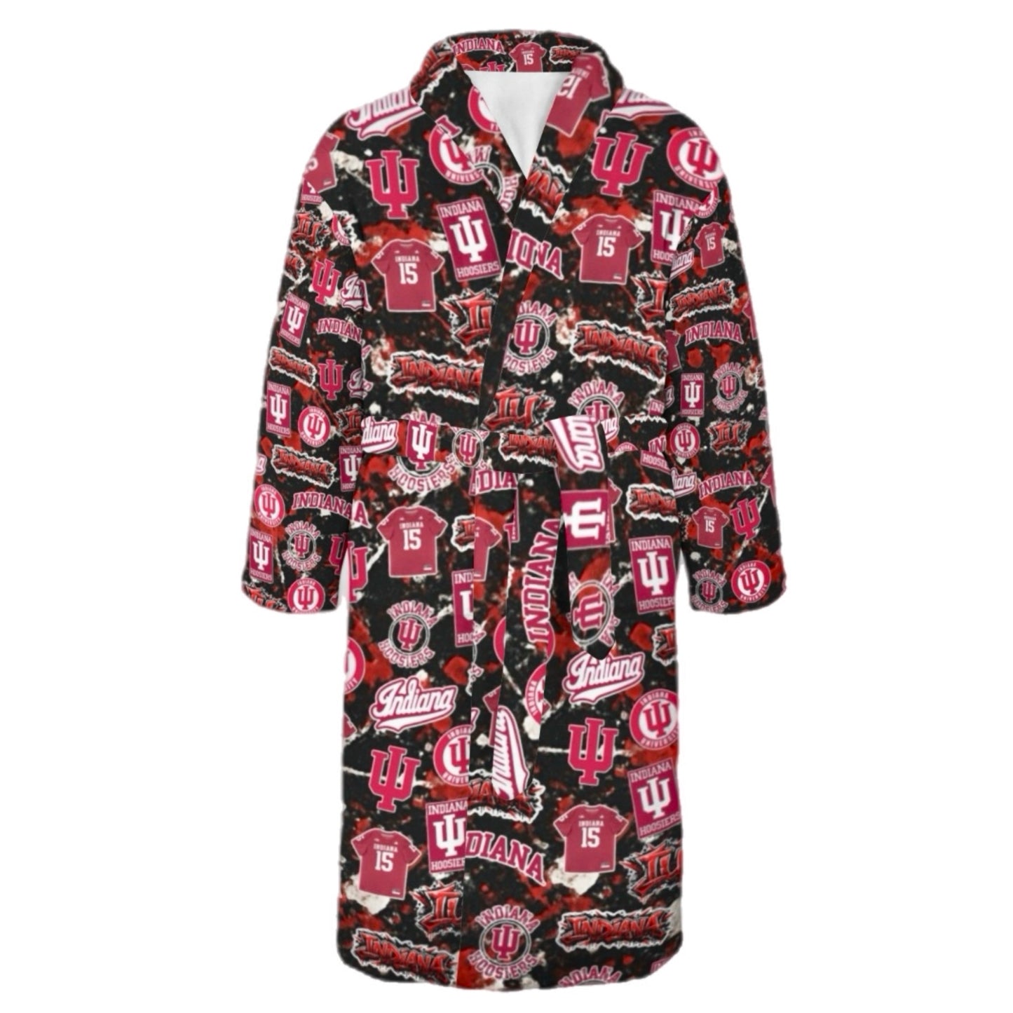 Indiana fleece bath robe (adult/ unisex)