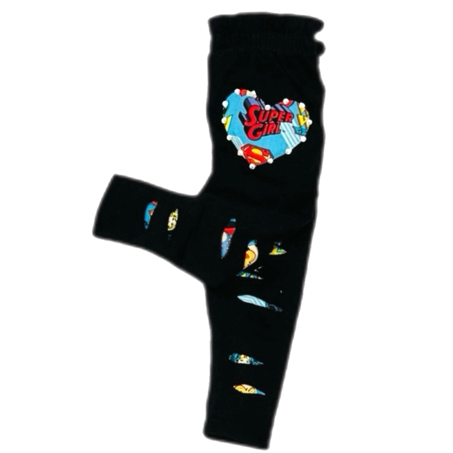 Superhero girl’s leggings