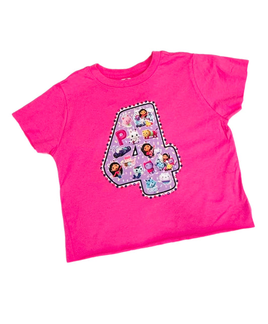 Number/theme BIRTHDAY shirt girls