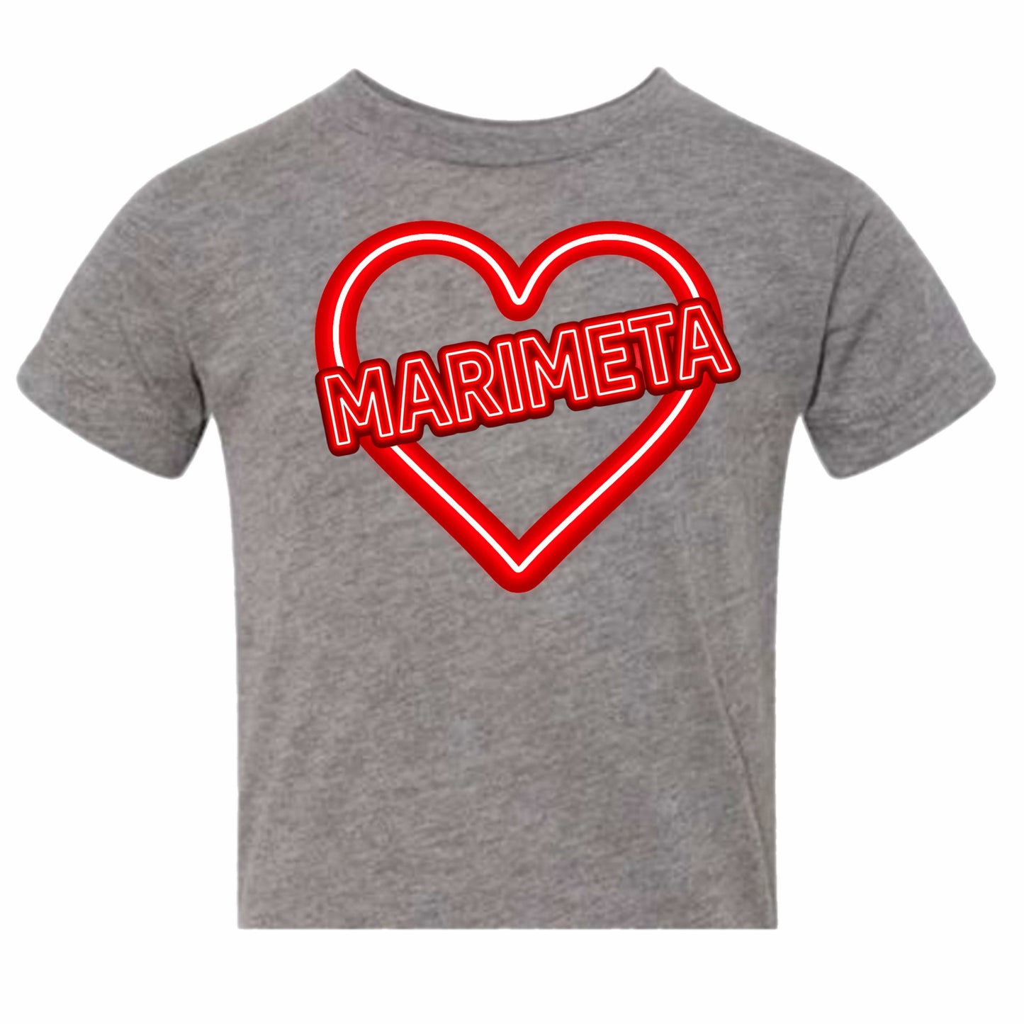Marimeta neon sign tee
