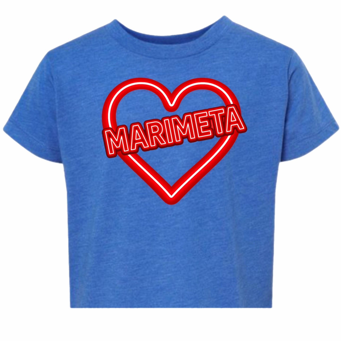 Marimeta neon sign tee