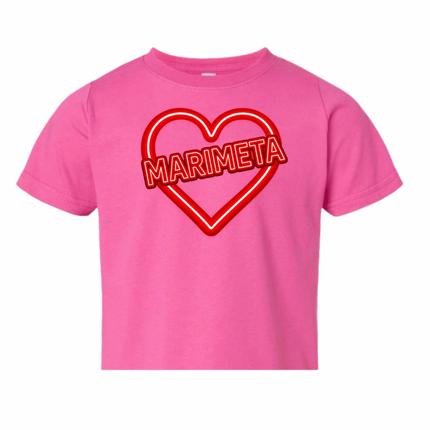 Marimeta neon sign tee