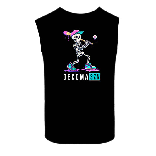 Decoma Boys/adults Skeleton Baseball Tank