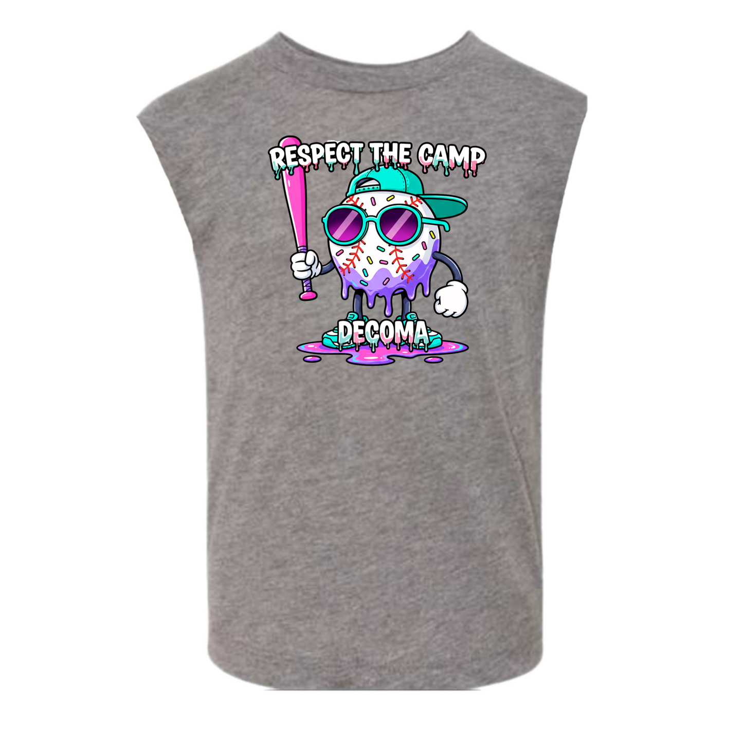 Decoma Boys/adults “Respect the camp” Tank