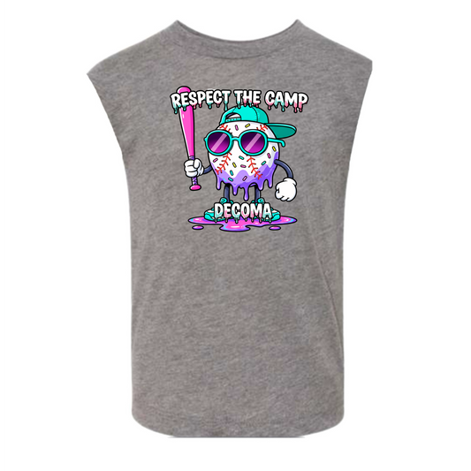 Decoma Boys/adults “Respect the camp” Tank