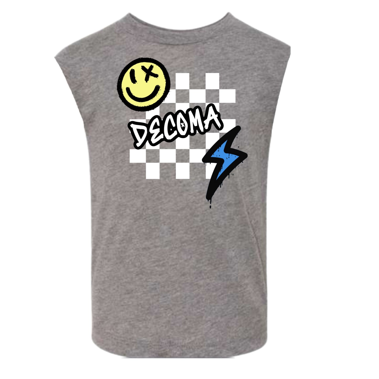 Decoma boys/adults checker tank