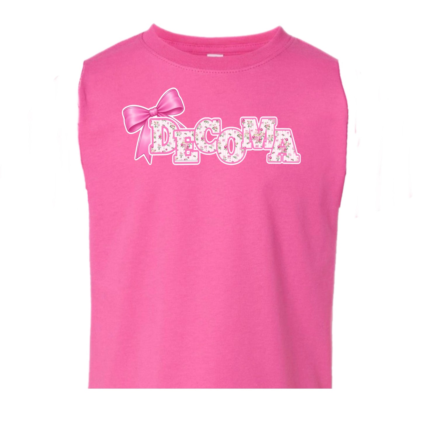 Decoma Girls/women bow tank