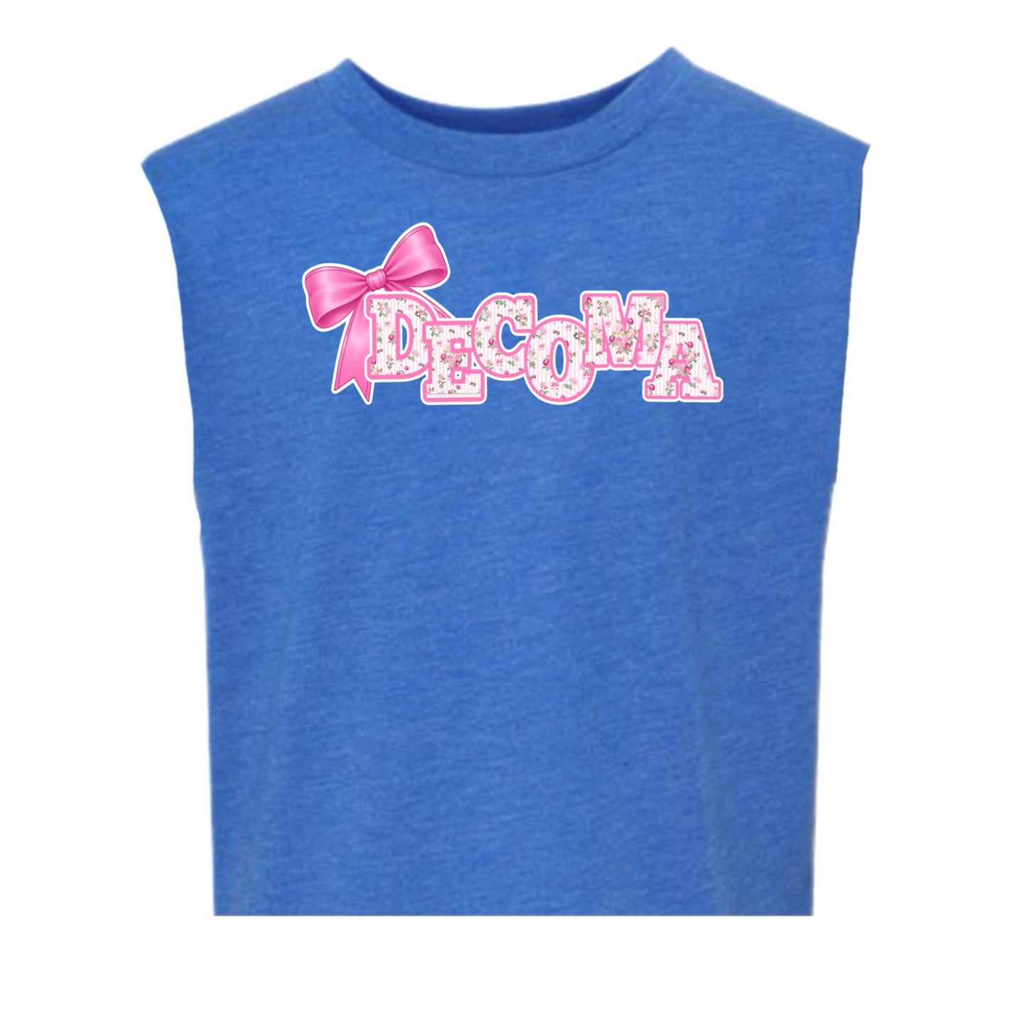 Decoma Girls/women bow tank