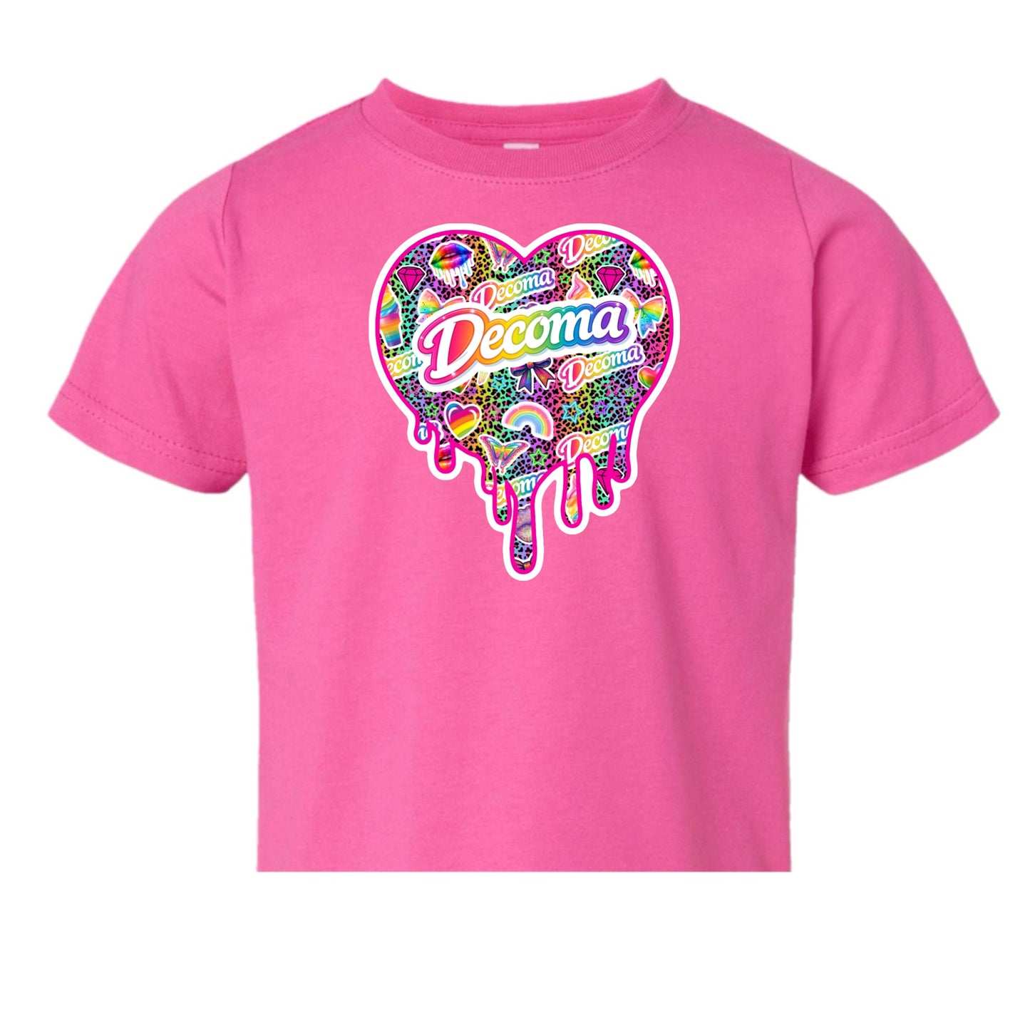 DECOMA Girls/women drippy heart