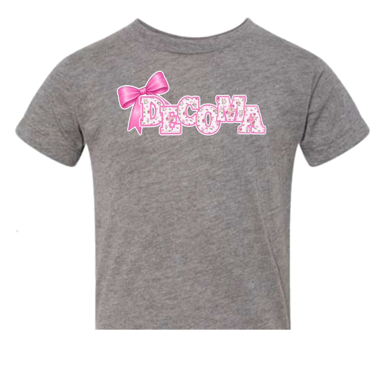 DECOMA Girls/women bow tee