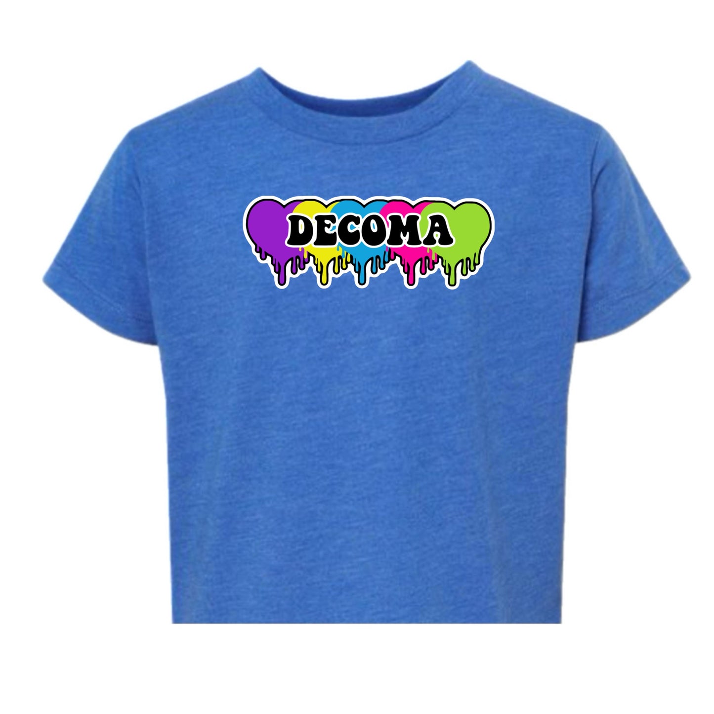 DECOMA Girls/women drippy hearts tee