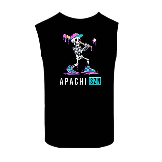 APACHI/ APACHI VILLAGE  Boys Skeleton Baseball Tank