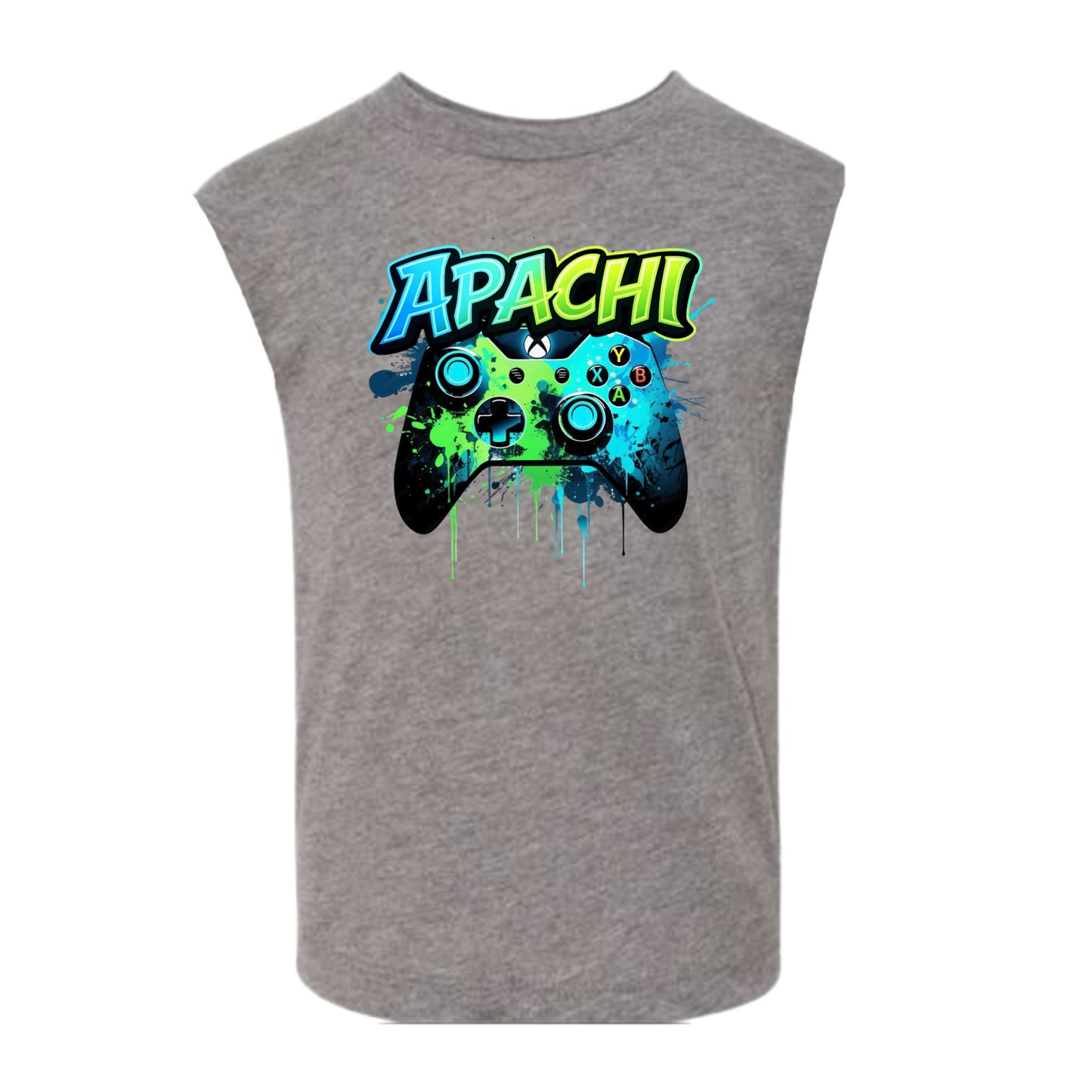 APACHI/ APACHI VILLAGE  boys gamer tank