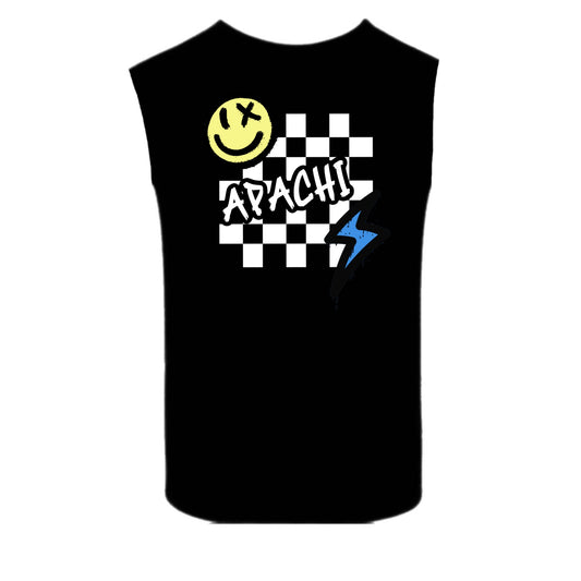 APACHI/ APACHI VILLAGE  boys checkered tank