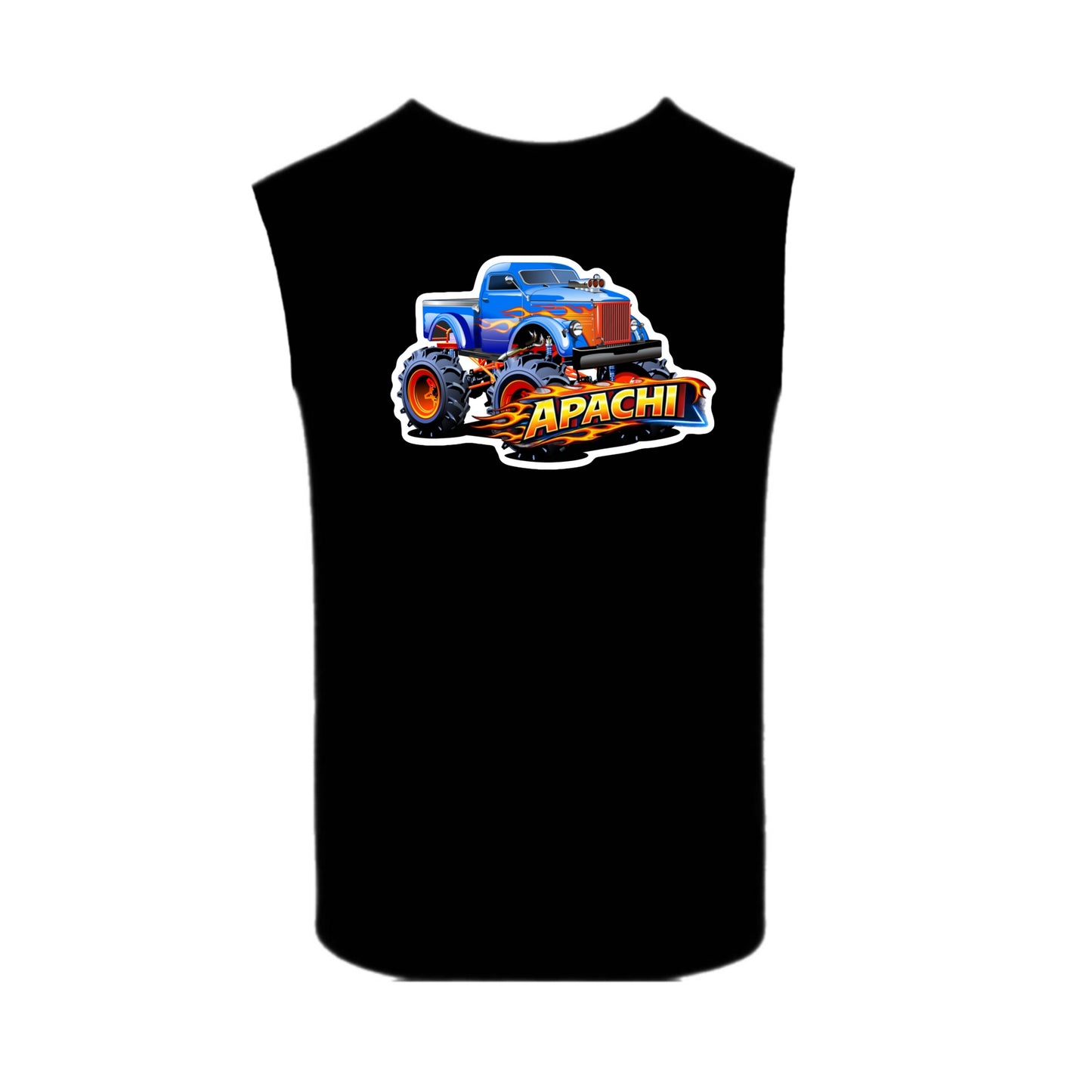 APACHI/ APACHI VILLAGE  boys monster truck tank
