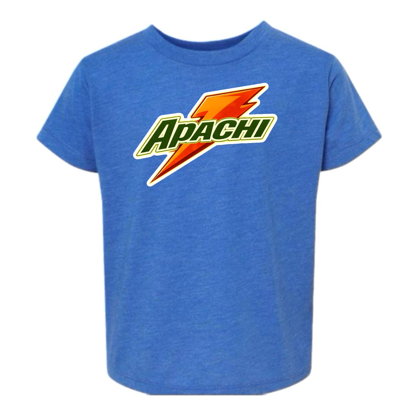 Apachi/ Apachi Village Boys orange bolt tee