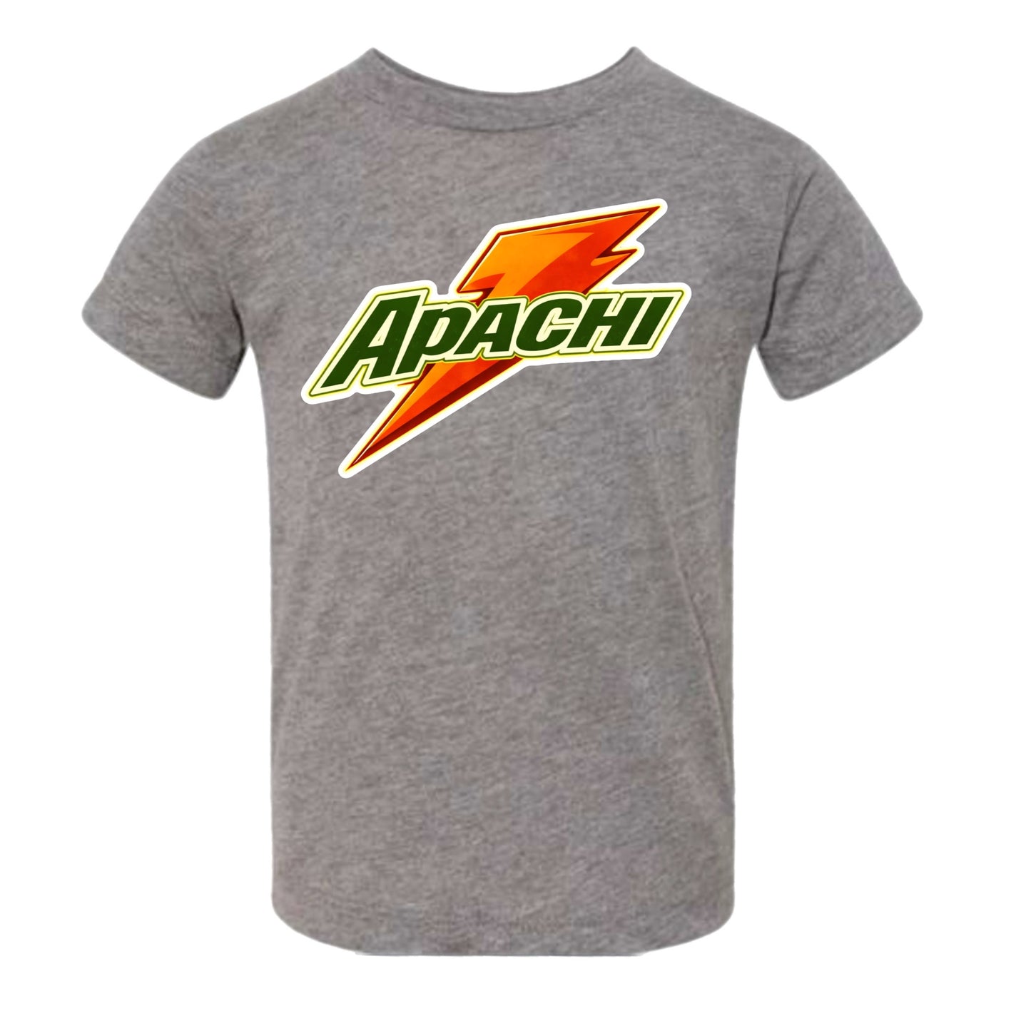 Apachi/ Apachi Village Boys orange bolt tee