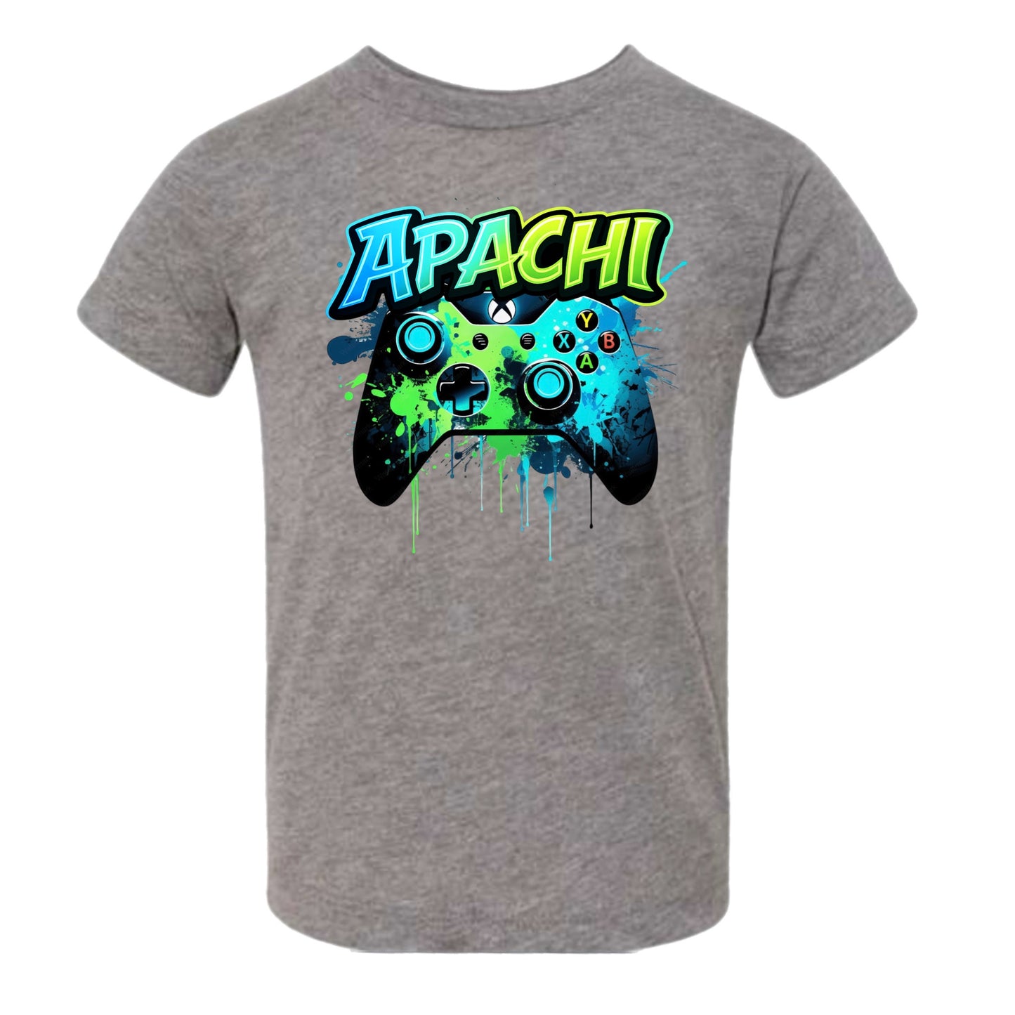 Apachi/ Apachi Village boys gamer tee
