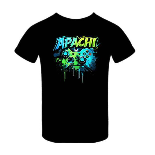 Apachi/ Apachi Village boys gamer tee