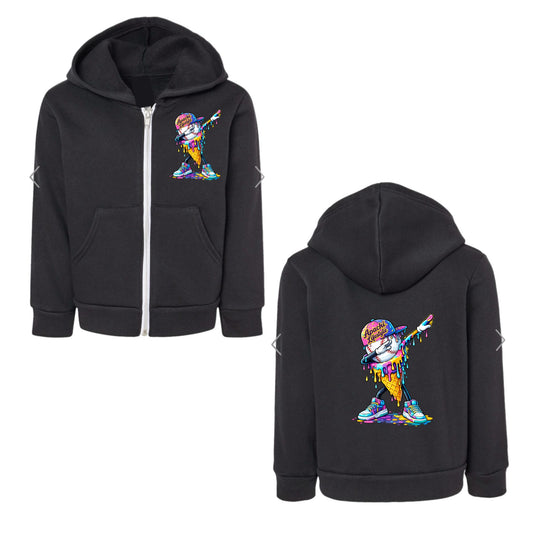 Boys Apachi/ Apachi Village ice cream drip hoodie