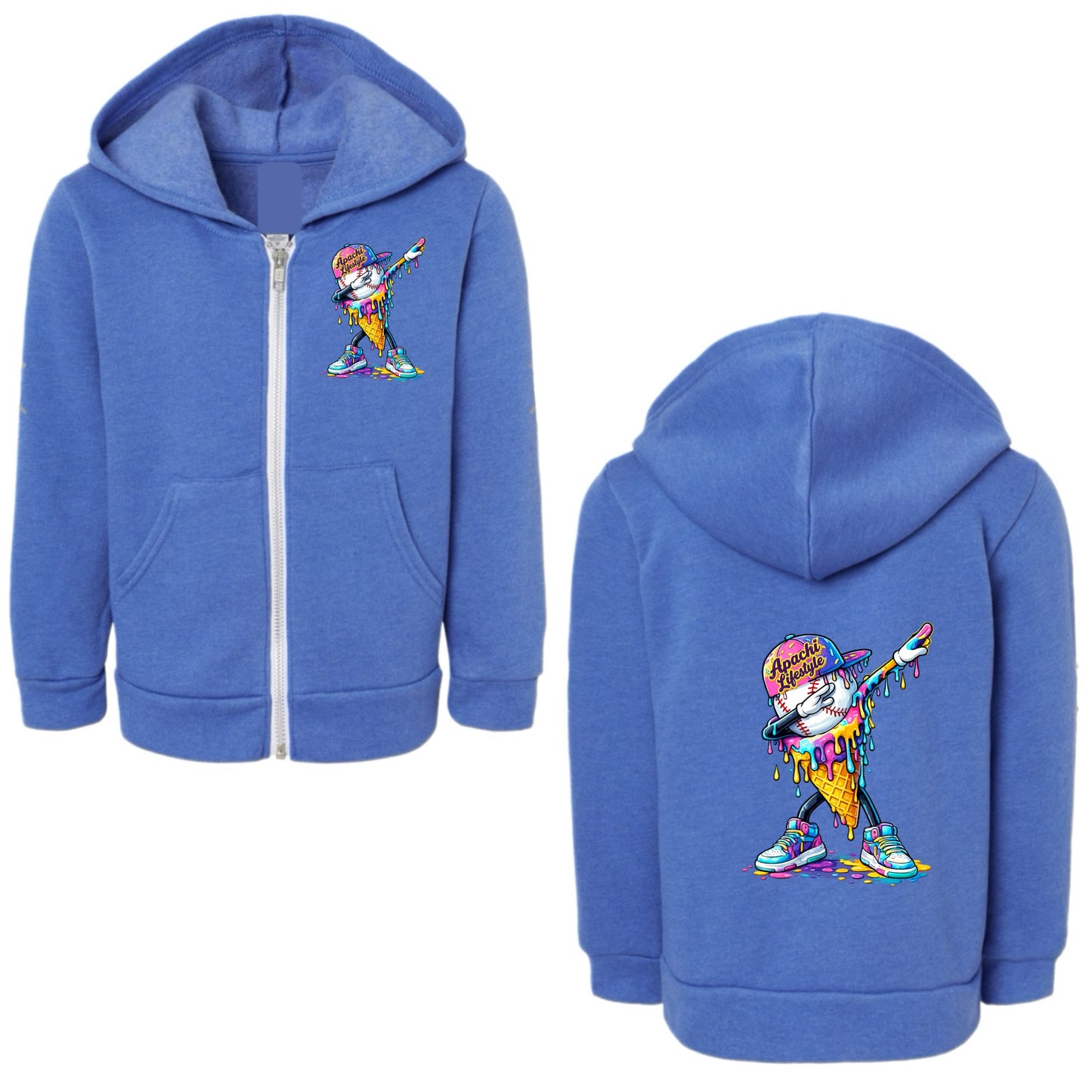 Boys Apachi/ Apachi Village ice cream drip hoodie