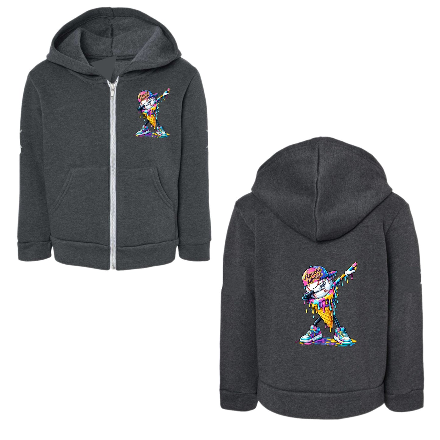 Boys Apachi/ Apachi Village ice cream drip hoodie