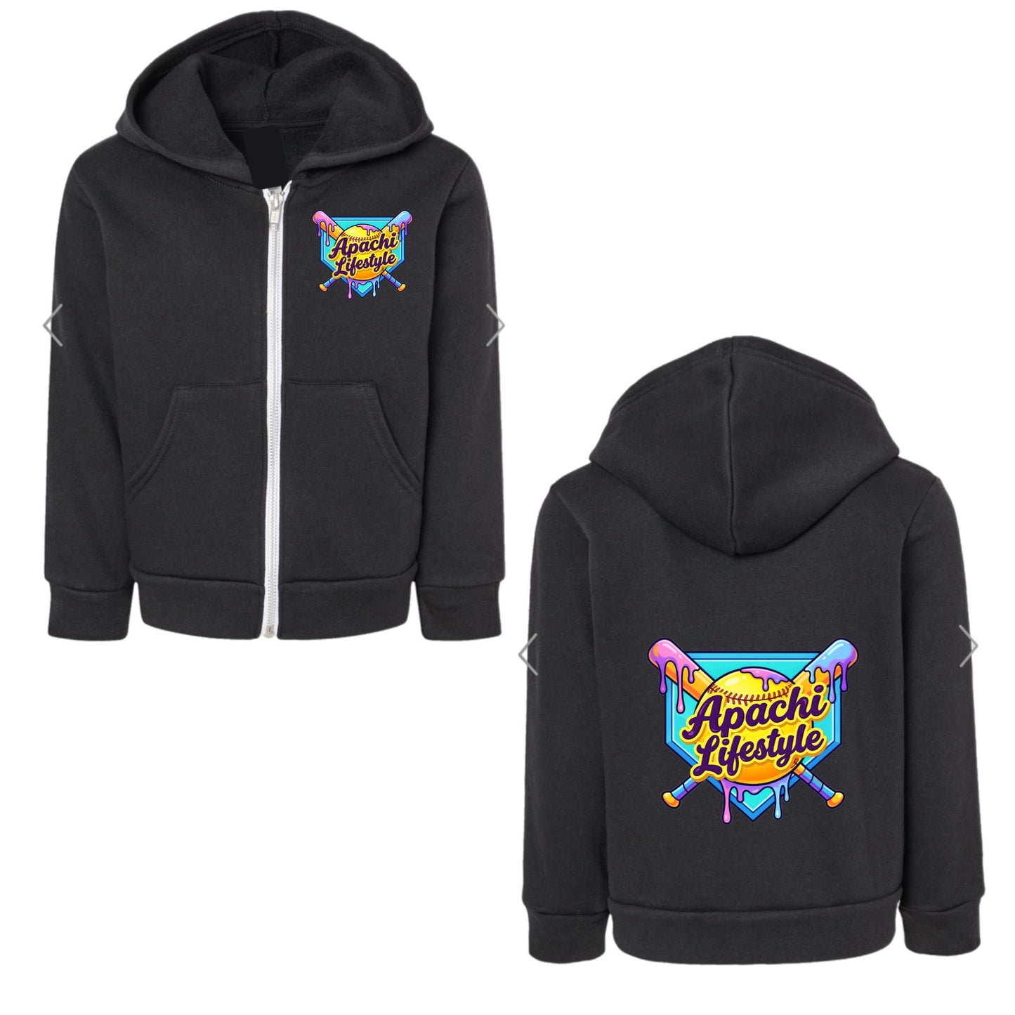 Boys Apachi/ Apachi Village  neon lifestyle hoodie