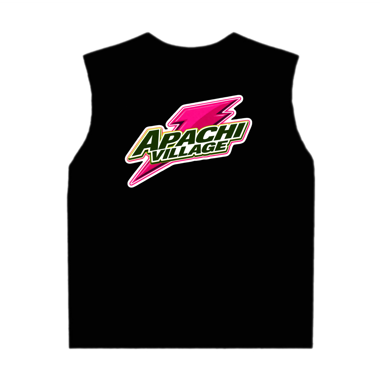 Girls Apachi/Apachi Village pink bolt tank