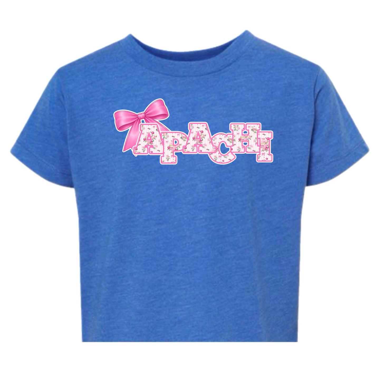 Girls Apachi/ Apachi Village bow tee