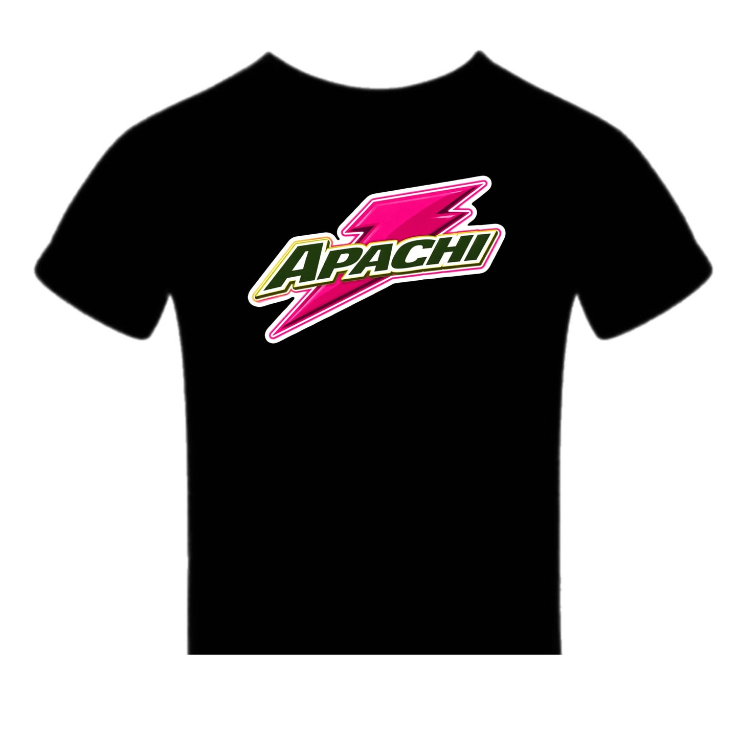 Girls Apachi/ Apachi Village pink bolt tee