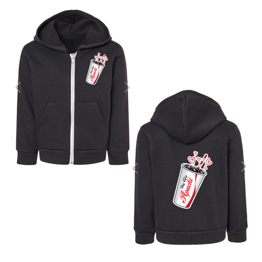 Girls APACHI/ APACHI VILLAGE Diet Coke zip hoodie