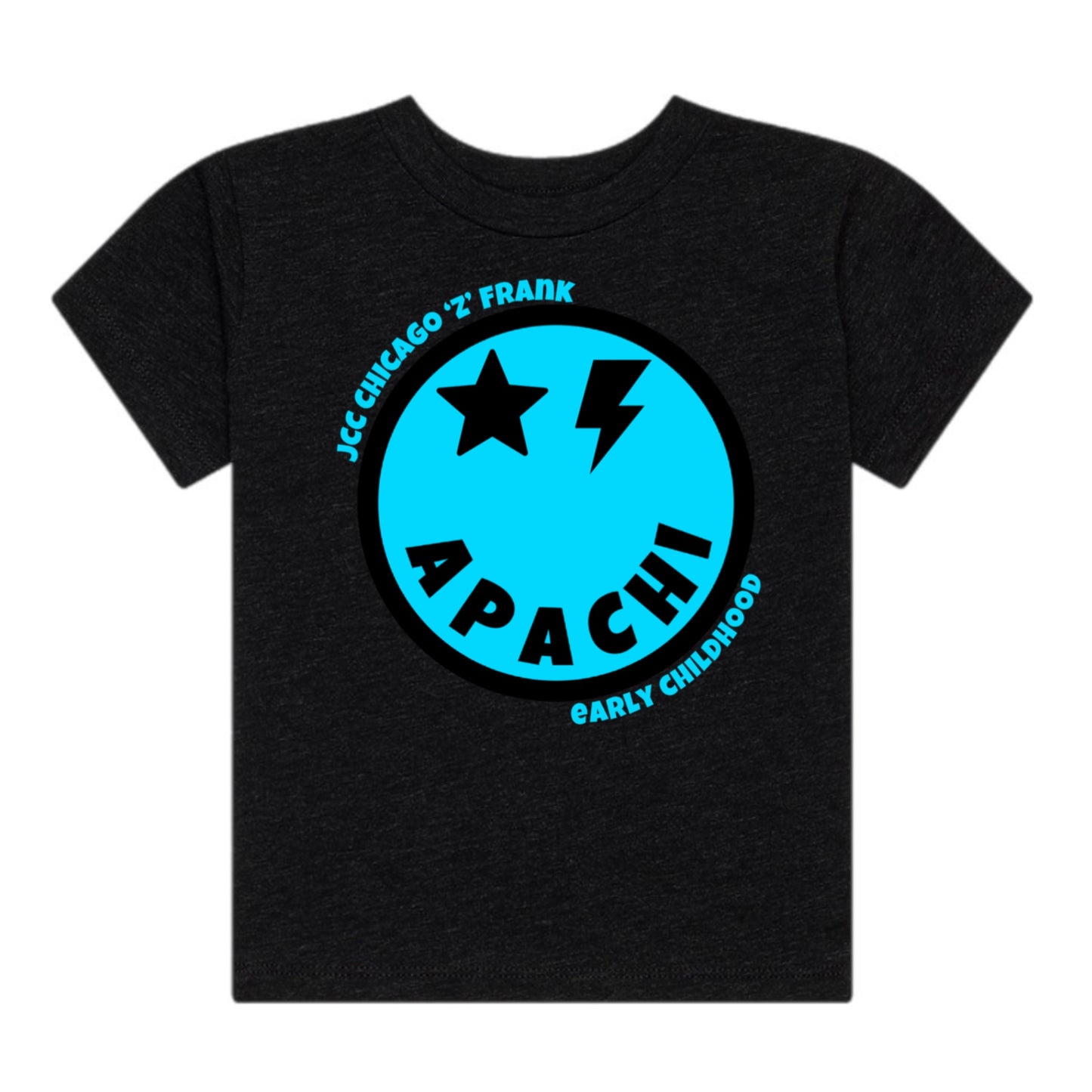 Blue emoji Apachi tee