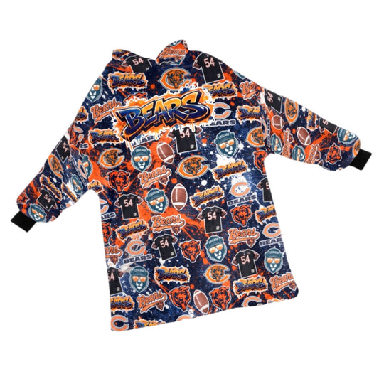 BEARS fleece blanket hoodie