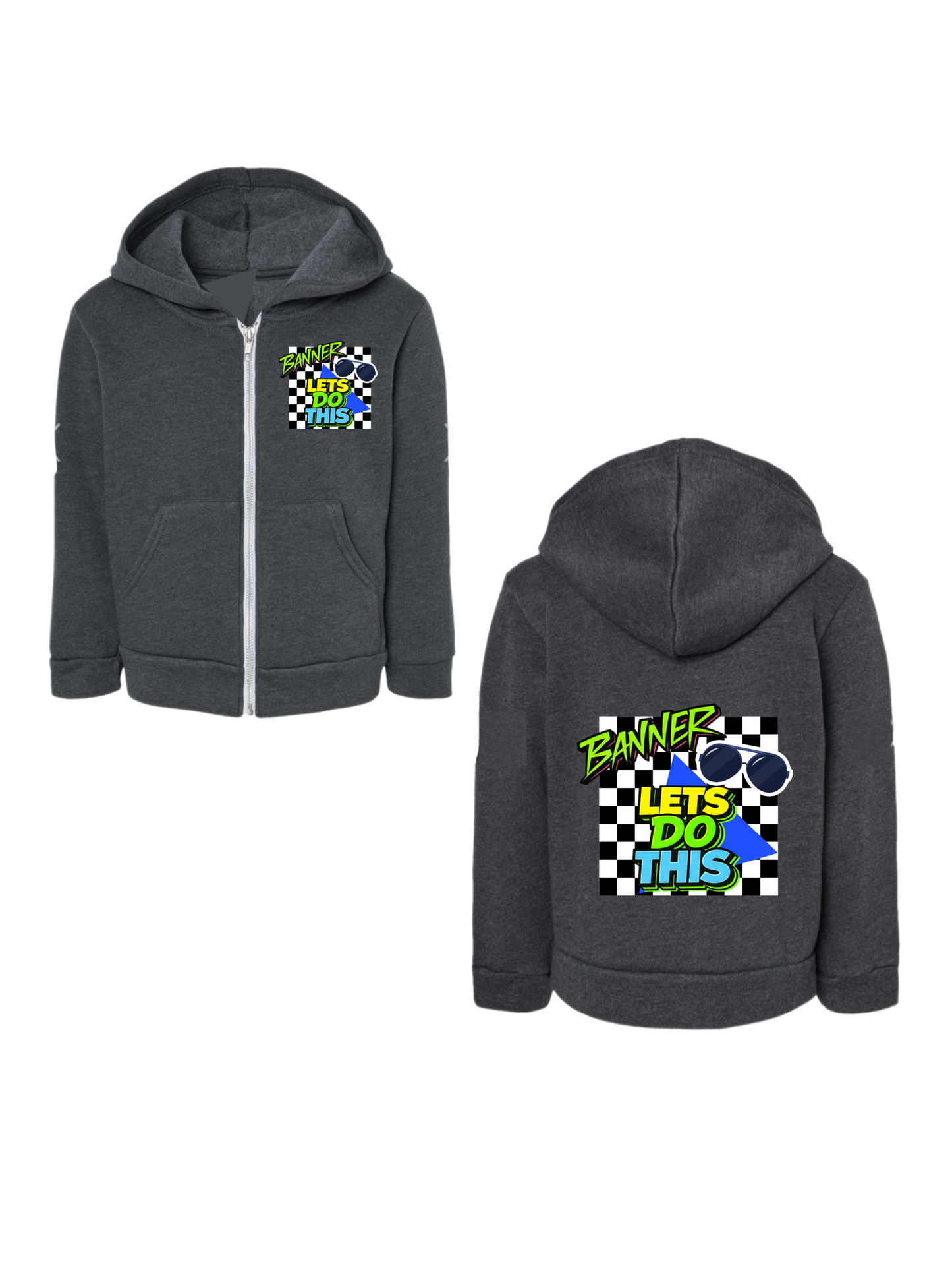 BANNER boys aviators zip hoodie