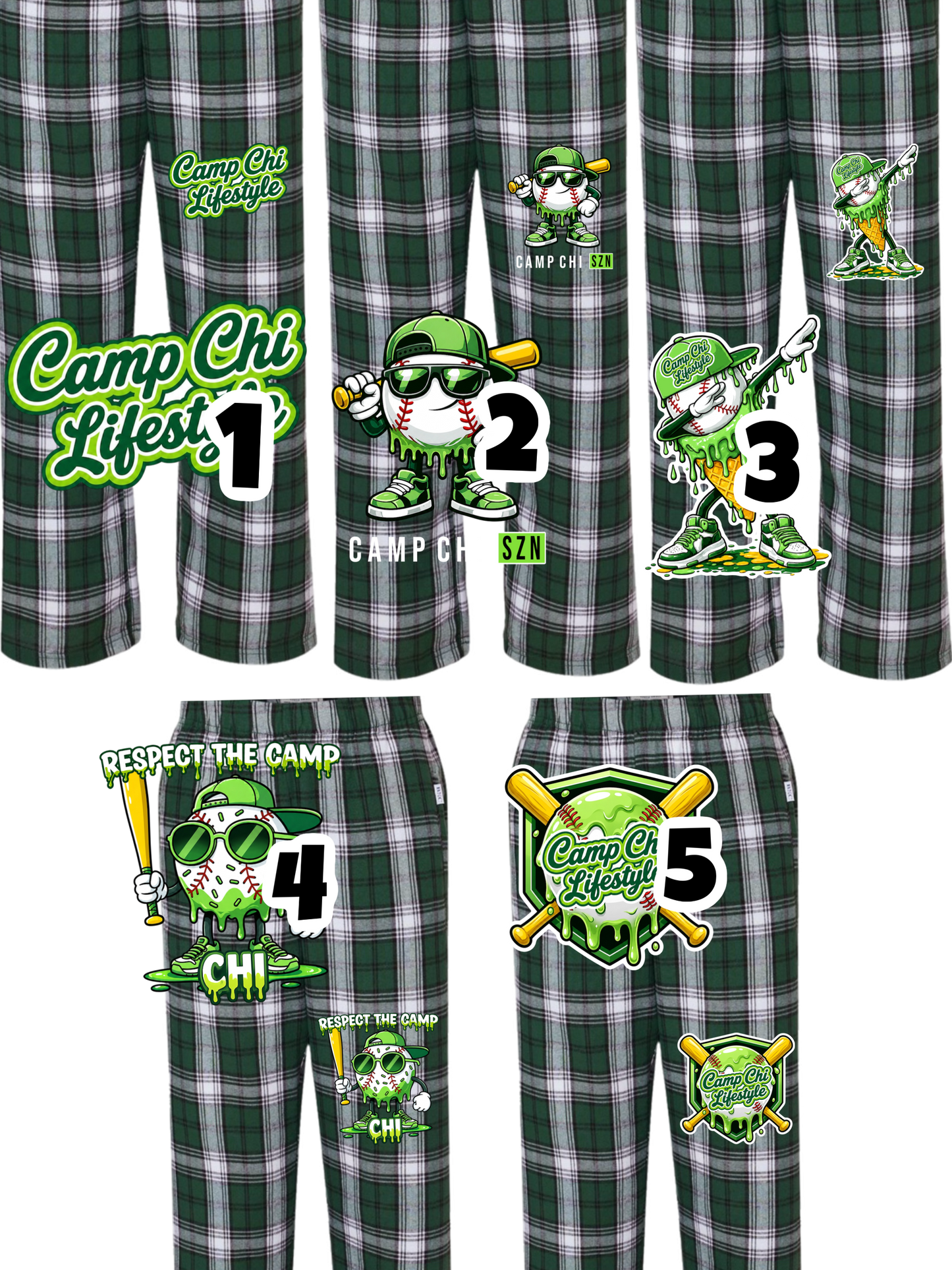 Camp Chi flannel pants