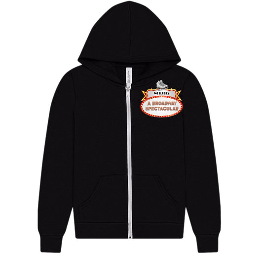 WHITE SKATE zip hoodie