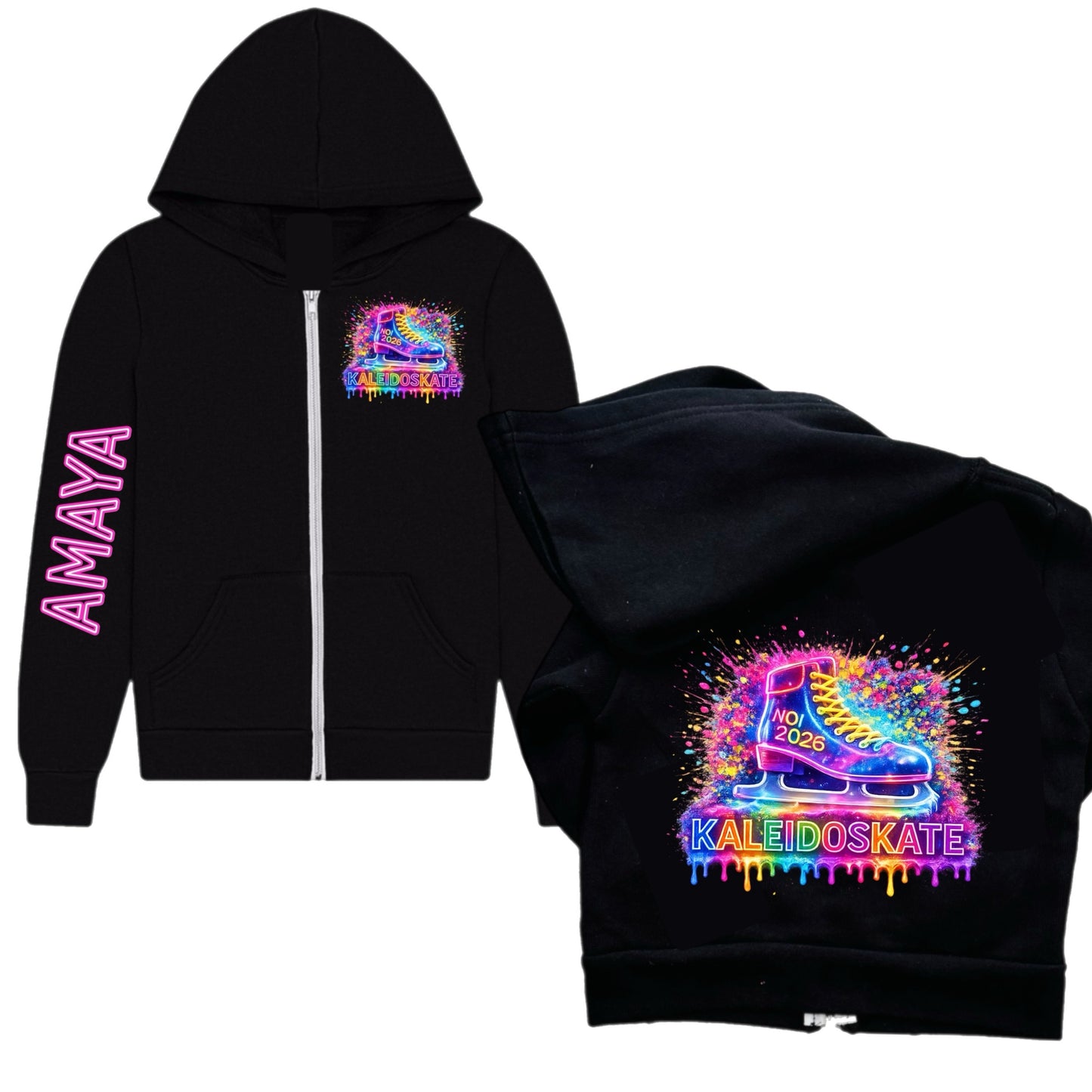 NOI Kaleidoskate zip hoodie