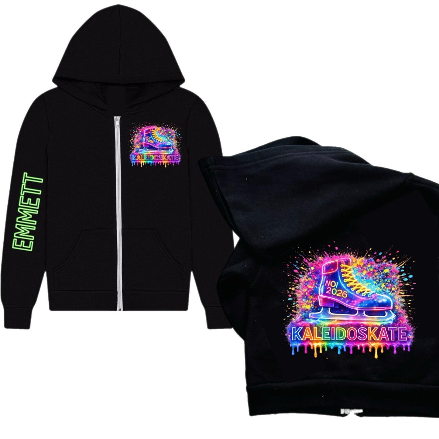 NOI Kaleidoskate zip hoodie