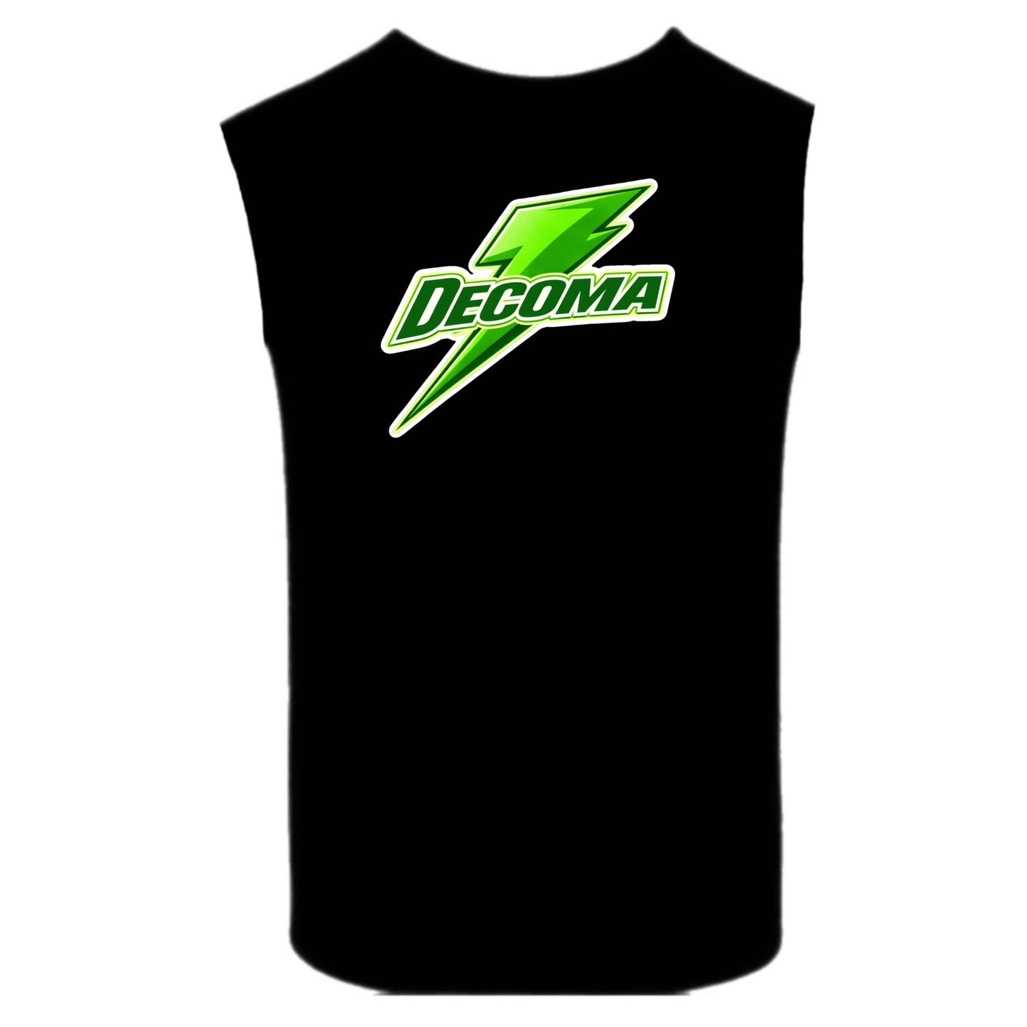 Decoma boys/adults green bolt tank