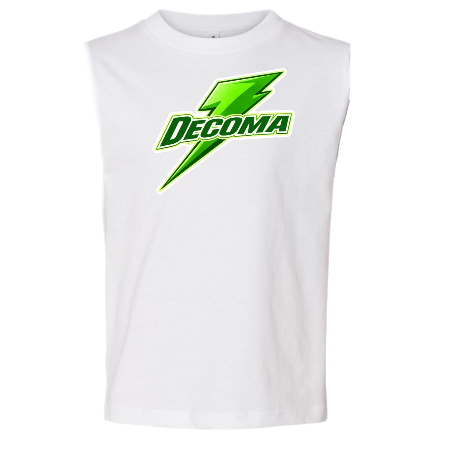 Decoma boys/adults green bolt tank