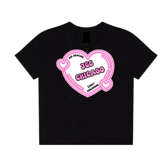 JCC Am Shalom heart tee