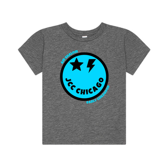 Blue emoji JCC Am Shalom tee