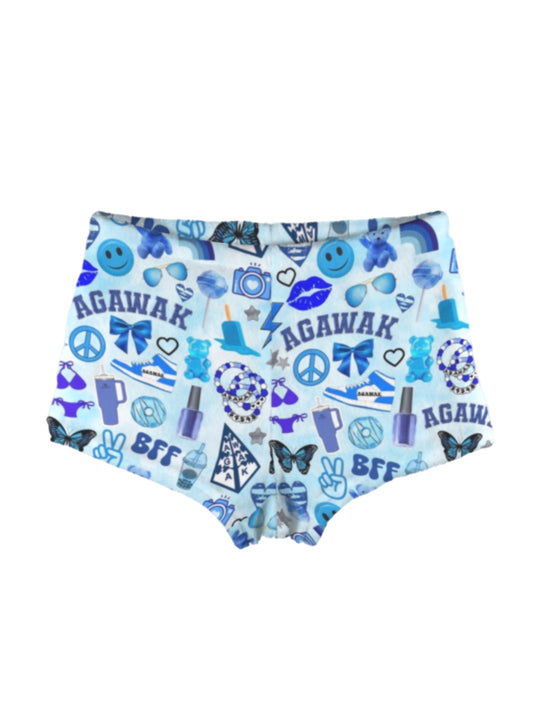 Agawak girls/womens fleece shorts