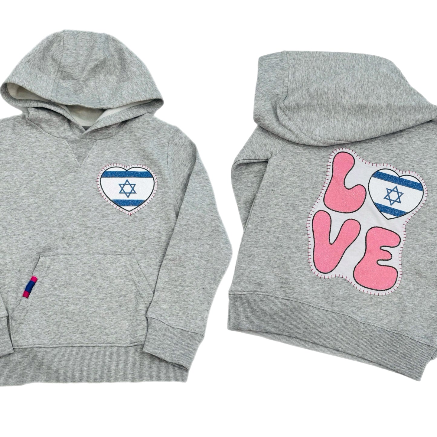 Israel hoodie pink Women’s and Girls