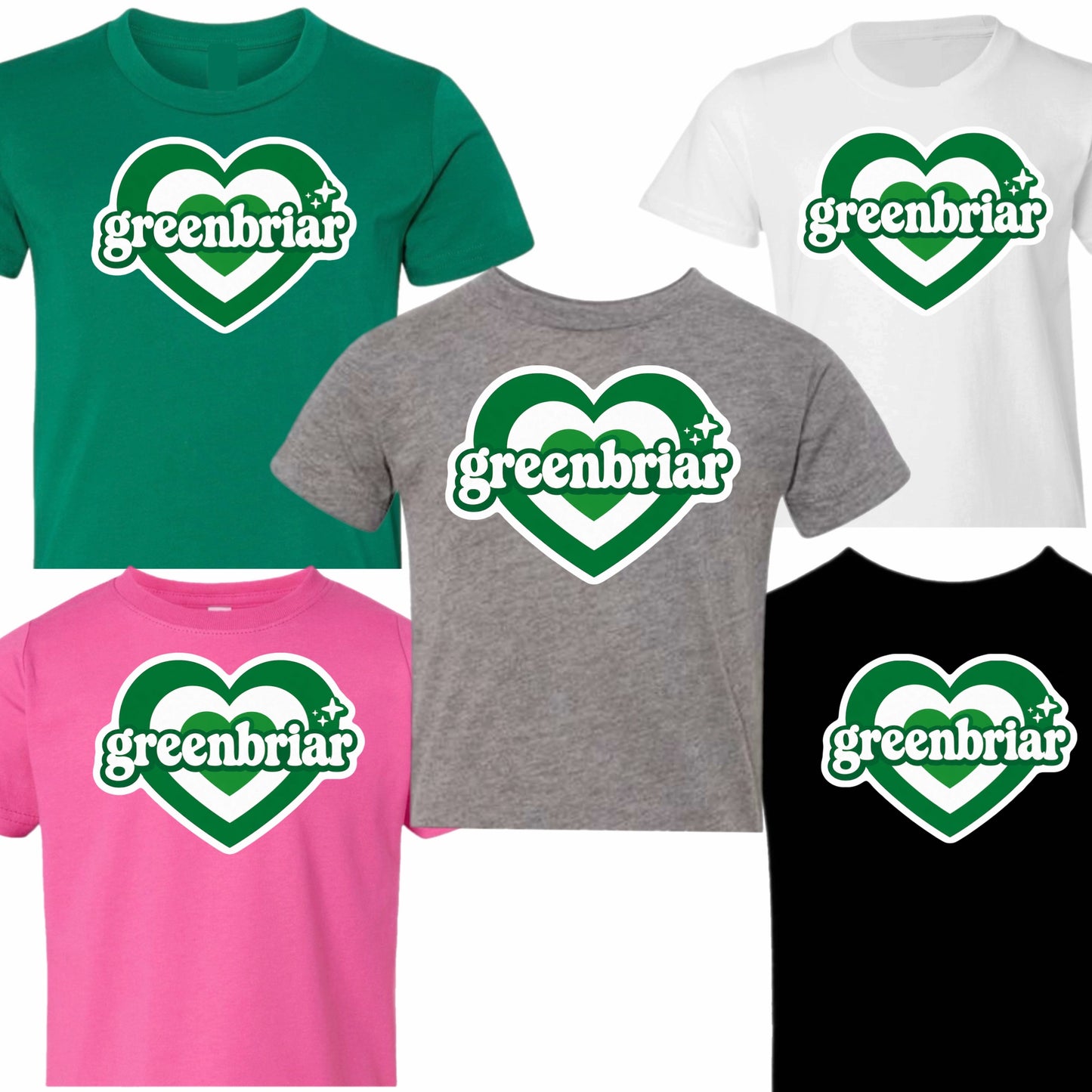 Greenbriar vintage heart tee